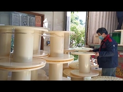 케이블 비틀림 기계와 스풀 로딩