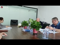 1-12 핵심 FTTH 야외 실내 드롭 케이블 제조기를 위한 고객 방문