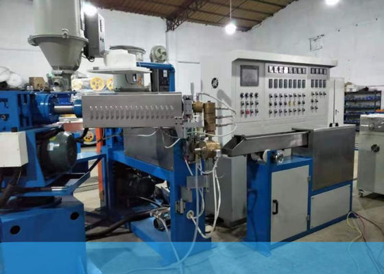 두배 레이어 40HP PVC 케이블 압출기 기계 케이블 압출 라인