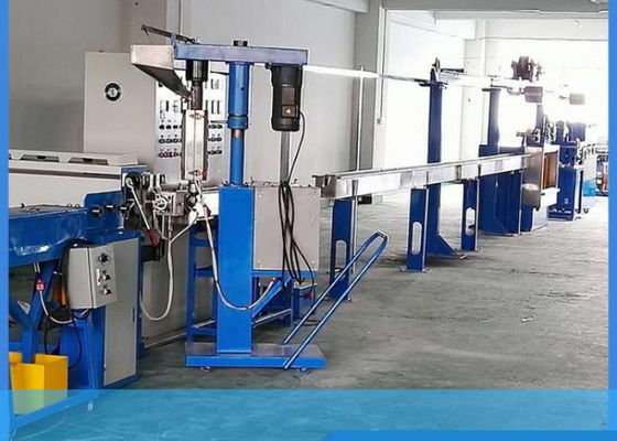 기계 PVC 케이블 압출 라인을 만드는 비 할로겐 12 밀리미터 플라스틱 와이어