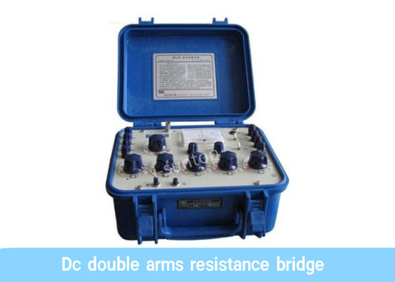 DC 더블 아암 전기 저항 다리 AC220V 가지고 다닐 수 있는 선로 시험 장치
